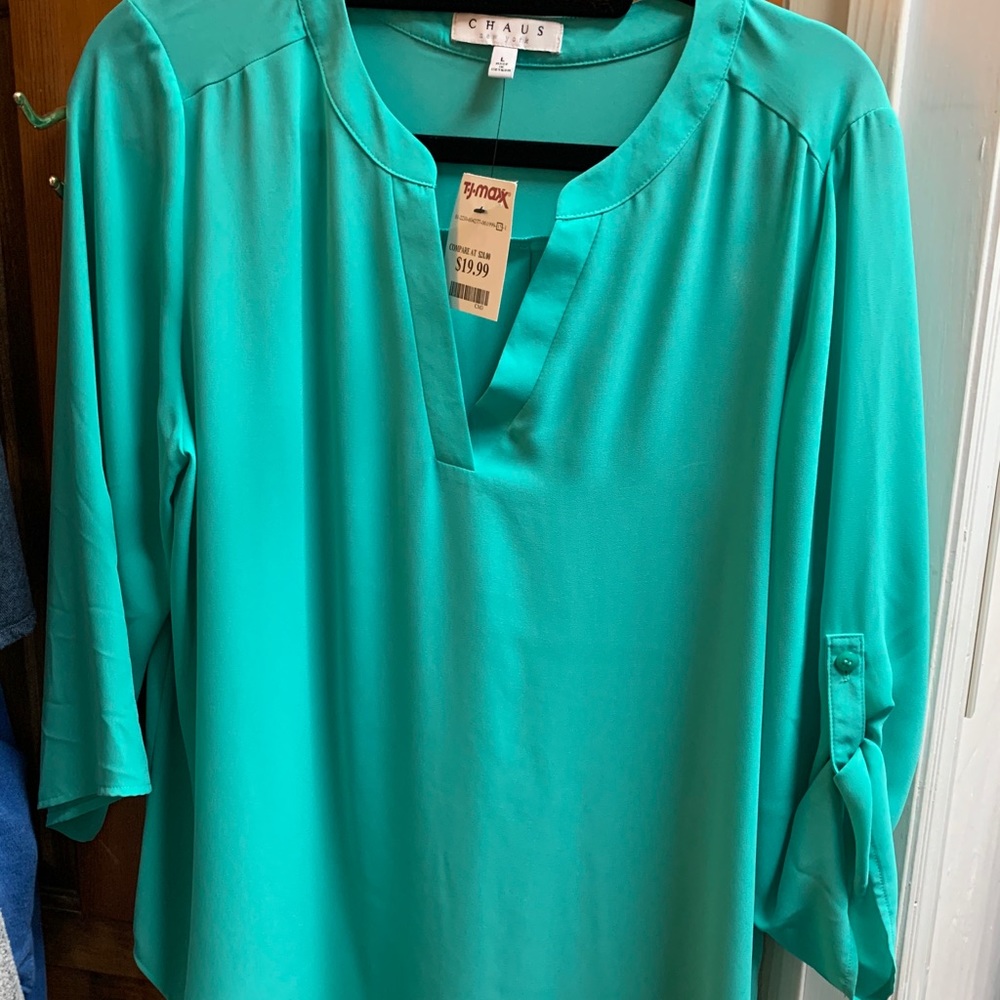 Blue blouse NWT